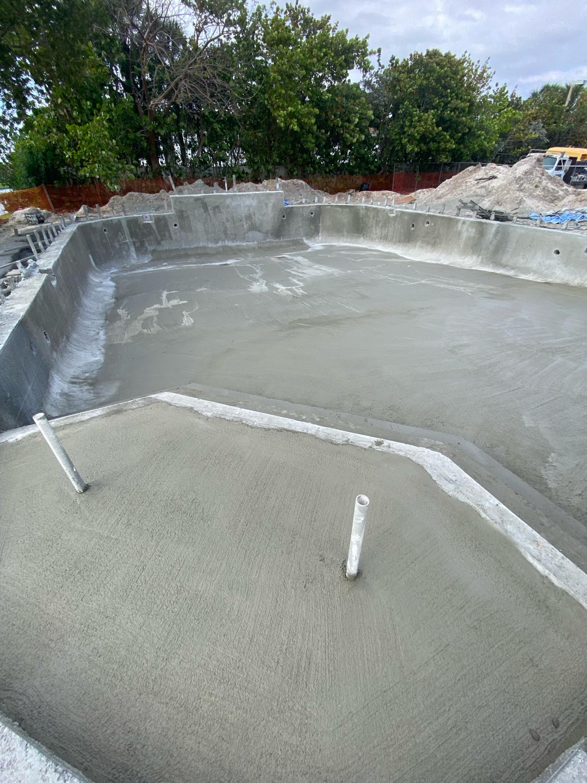 New Pool in midst of construction